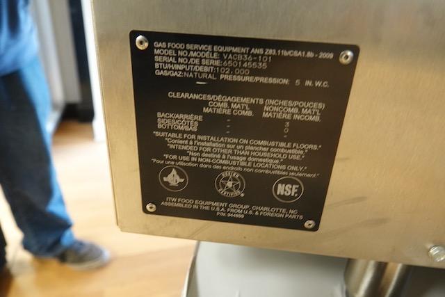 VULCAN 36” CHARBROILER