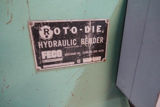 ROTO-DIE HYDRAULIC BENDER