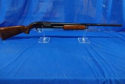 J.C HIGGINS 12 GA SHOTGUN 2 ¾” CHAM PUMP ACTION MOD: 20, S/N: 583.55