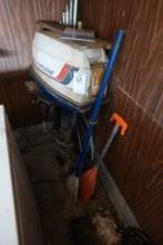 EVINRUE 25HP MOTOR AND FISHING EQUIPMENT X1