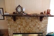 CONTENTS OF SHELF AND WALL ART