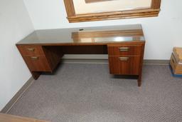 DESK & CREDENZA (X2)