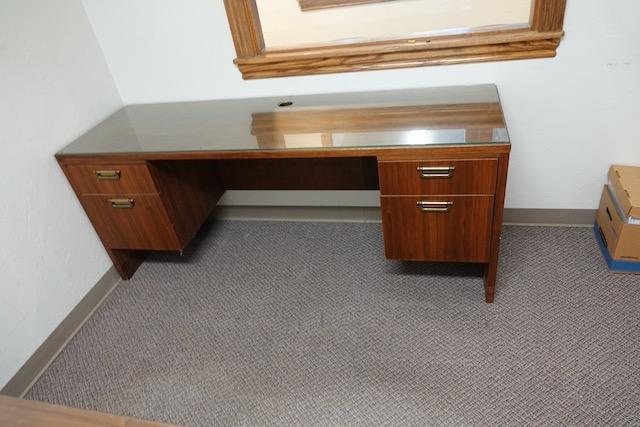 DESK & CREDENZA (X2)