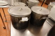 STOCK POTS (X2)