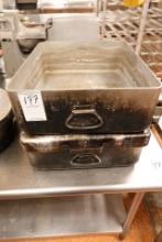 SQUARE PANS (X2)
