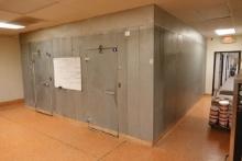 17.5 X 20’ KOLPAK WALK IN COOLER/FREEZER COMBO (NO METRO SHELVES)