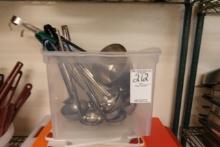 TUB OF UTENSILS