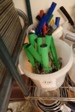 TUB OF UTENSILS (X2)