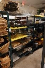 WIRE BASKET & STANDS X1