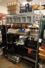 SILVERWARE & SILVERWARE RACKS APPROX 1300 PCS OF SILVERWARE X1