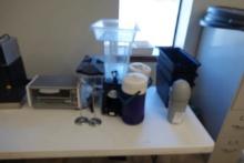 DRINK DISPENSERS, TOASTER OVEN & MISC X1
