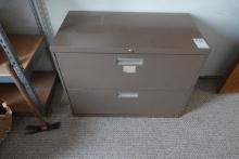 2 DRAWER LATERAL FILE CABINET