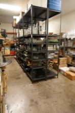 TEARDROP SHELVING 4’W X 2’D X 9’H (X8)