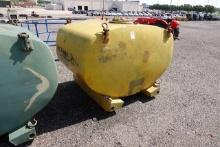 LIQUID STORAGE TANK 600 GALLON ON SKIDS