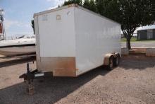 2016 COVERED WAGON 18' CARGO