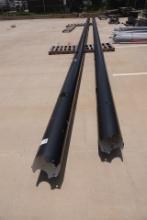 STEEL POLES (APPROX 58’ EA) (X2)