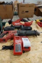 MILWAUKEE BAND SAW, SAWZALL & CHARGER X1