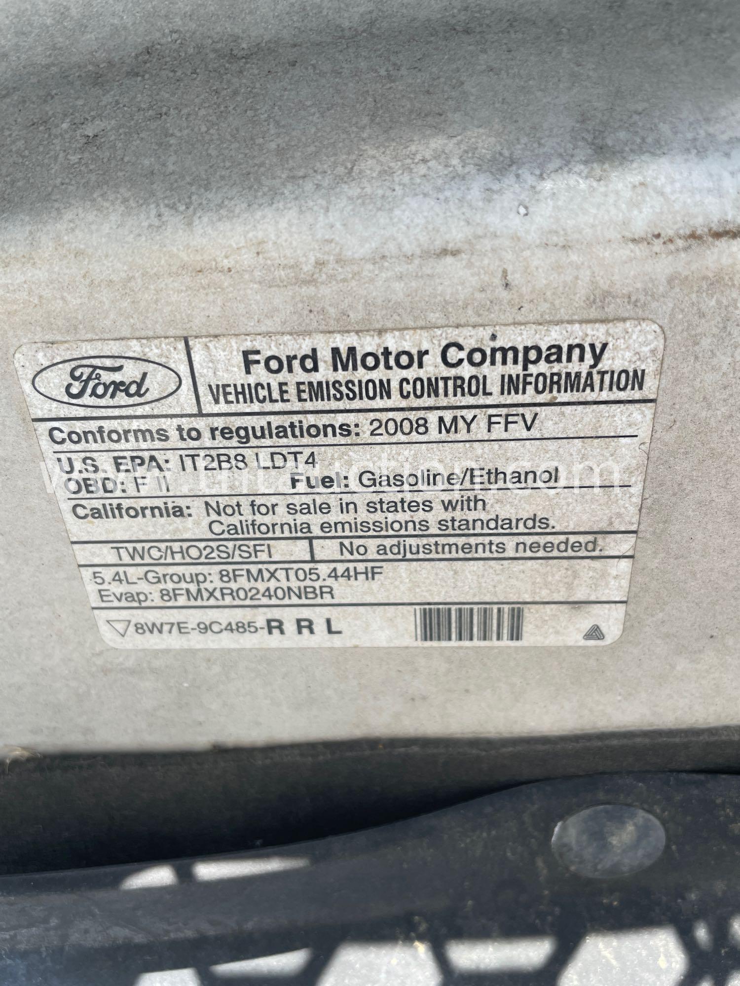 2008 FORD F150 4X4