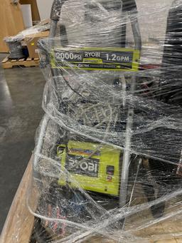 (3) Compressors, (1) Ryobi Power Washer