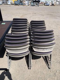 20- STACKING CHAIRS