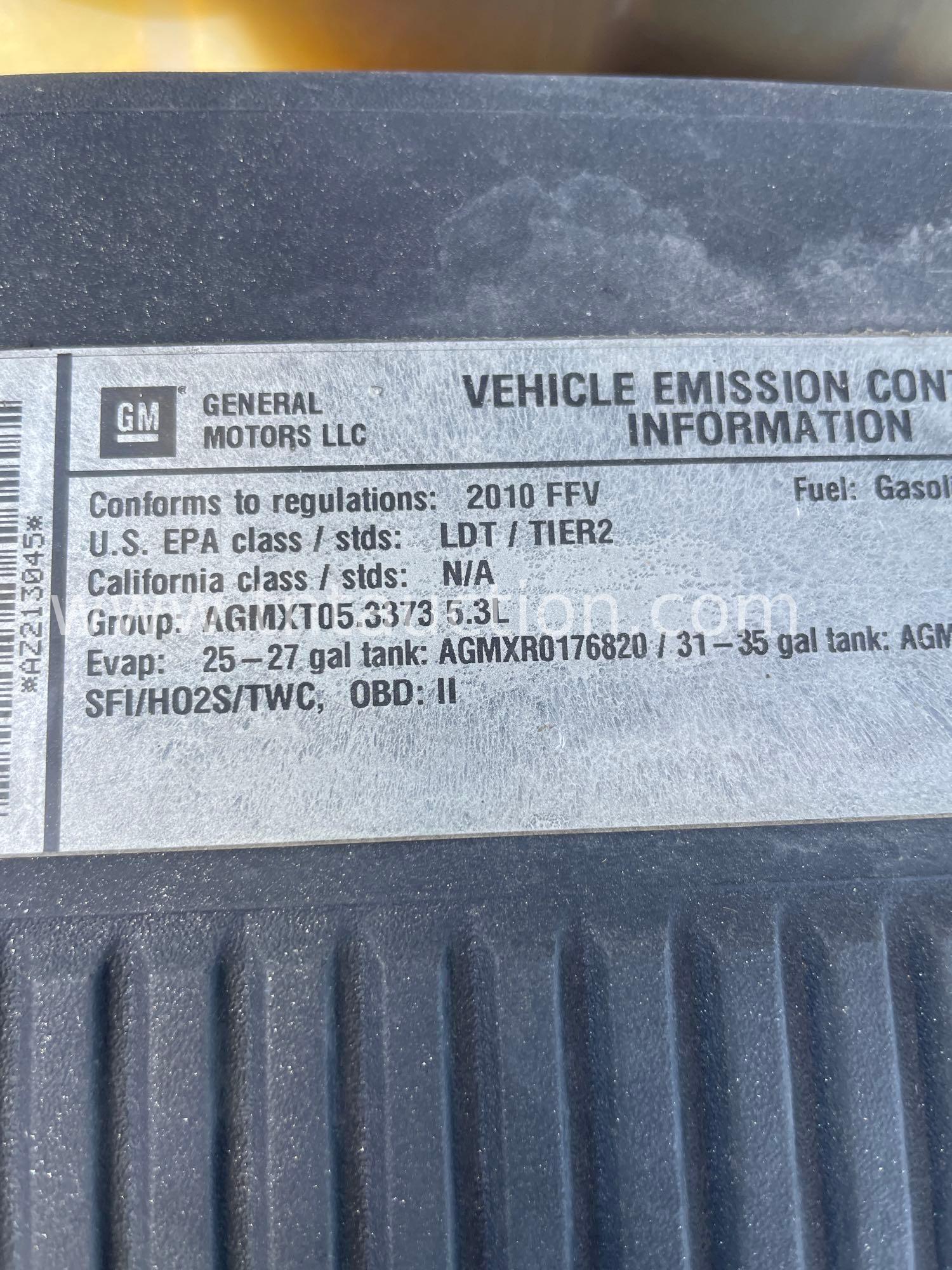 2010 CHEV 1500 4X4