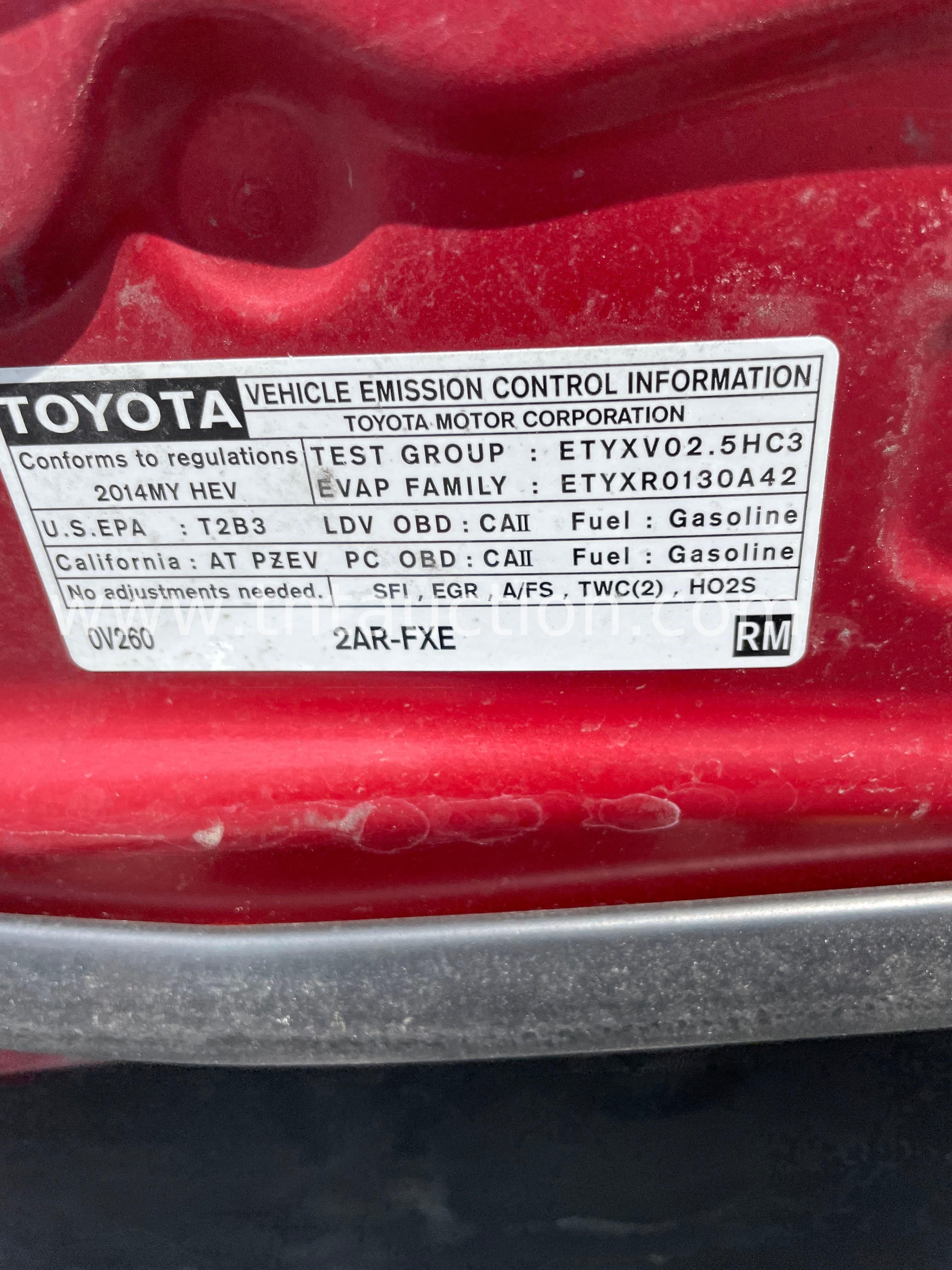 2014 Toyota Camry Hybrid