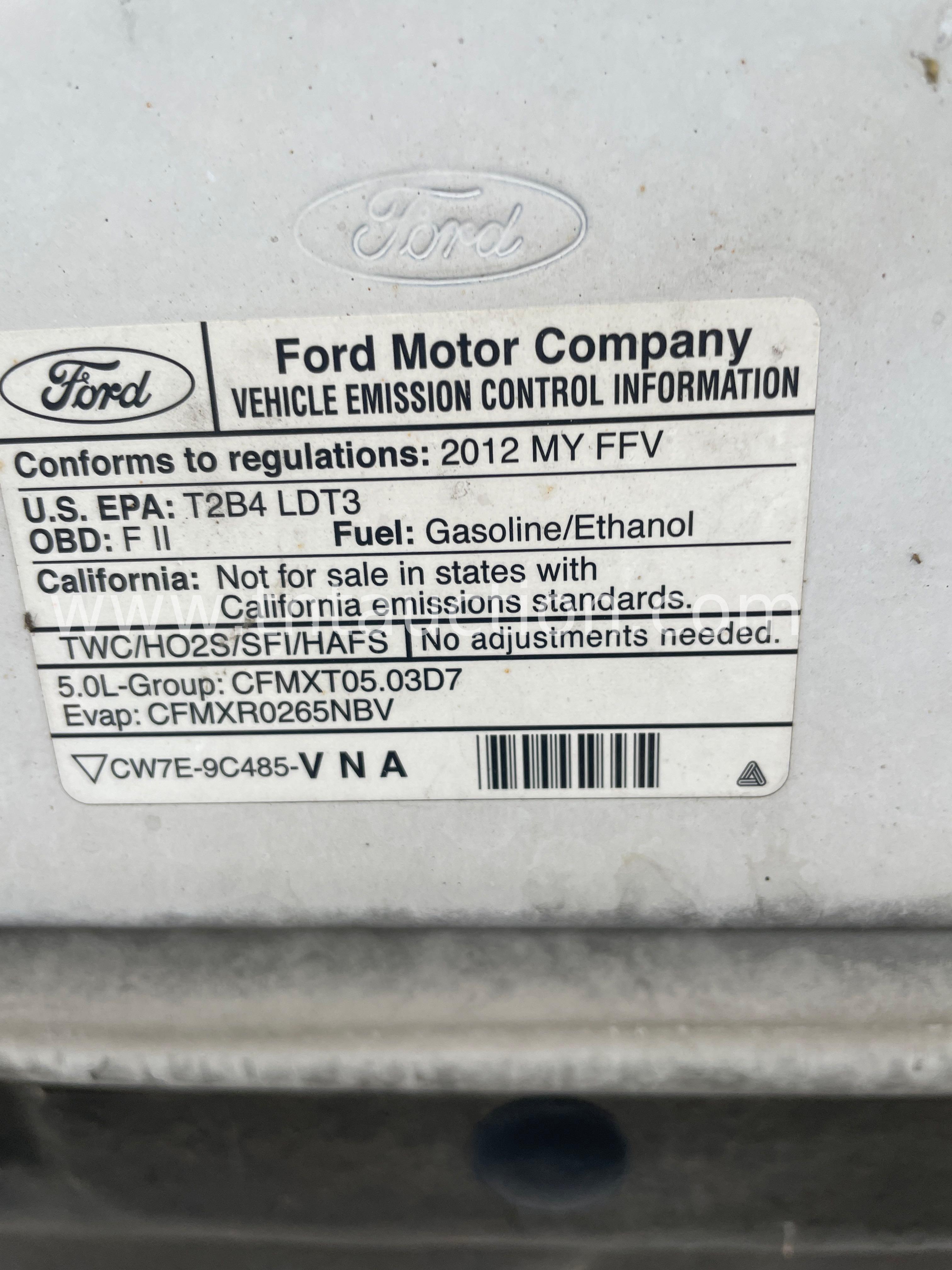 2012 Ford F150 4x4