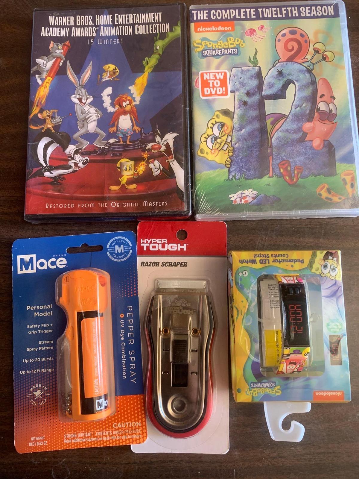 DVD's / Watch / Scraper and Pepper Spray