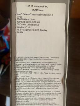 HP Notebook 15-F233WM