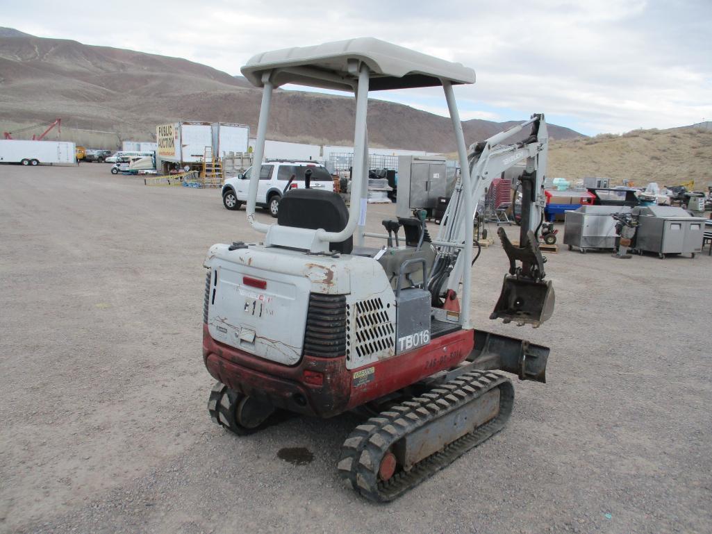 Takeuchi TB016 Mini Excavator