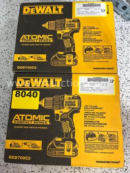 2 Dewalt drills
