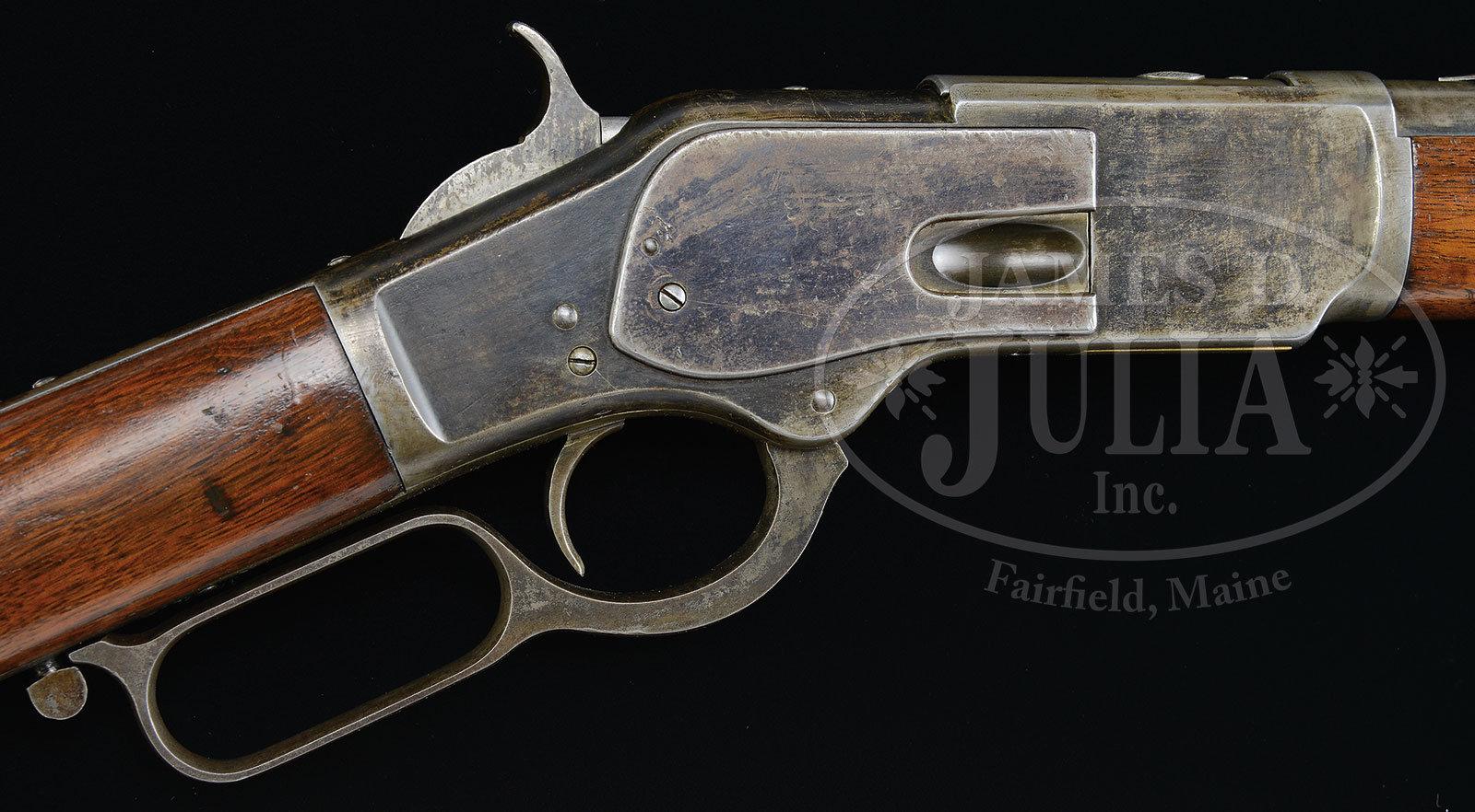 RARE WINCHESTER FIRST MODEL FIRST TYPE 1873 LEVER ACTION