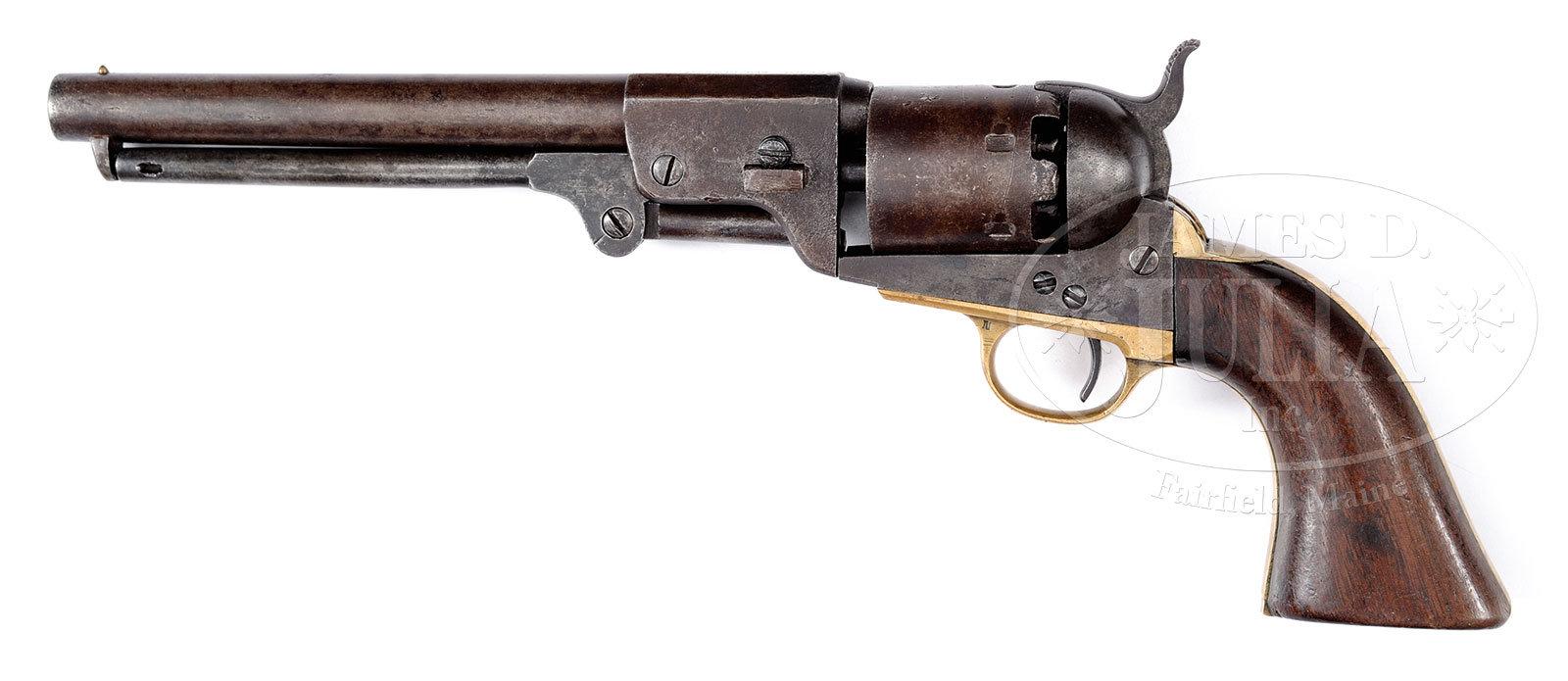 FINE ORIGINAL CONFEDERATE LEECH & RIGDON REVOLVER.