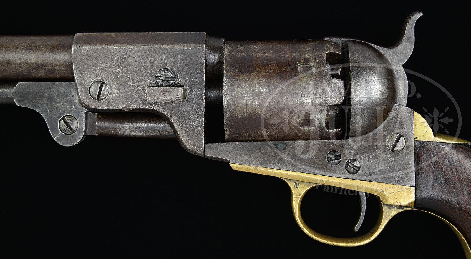 FINE ORIGINAL CONFEDERATE LEECH & RIGDON REVOLVER.