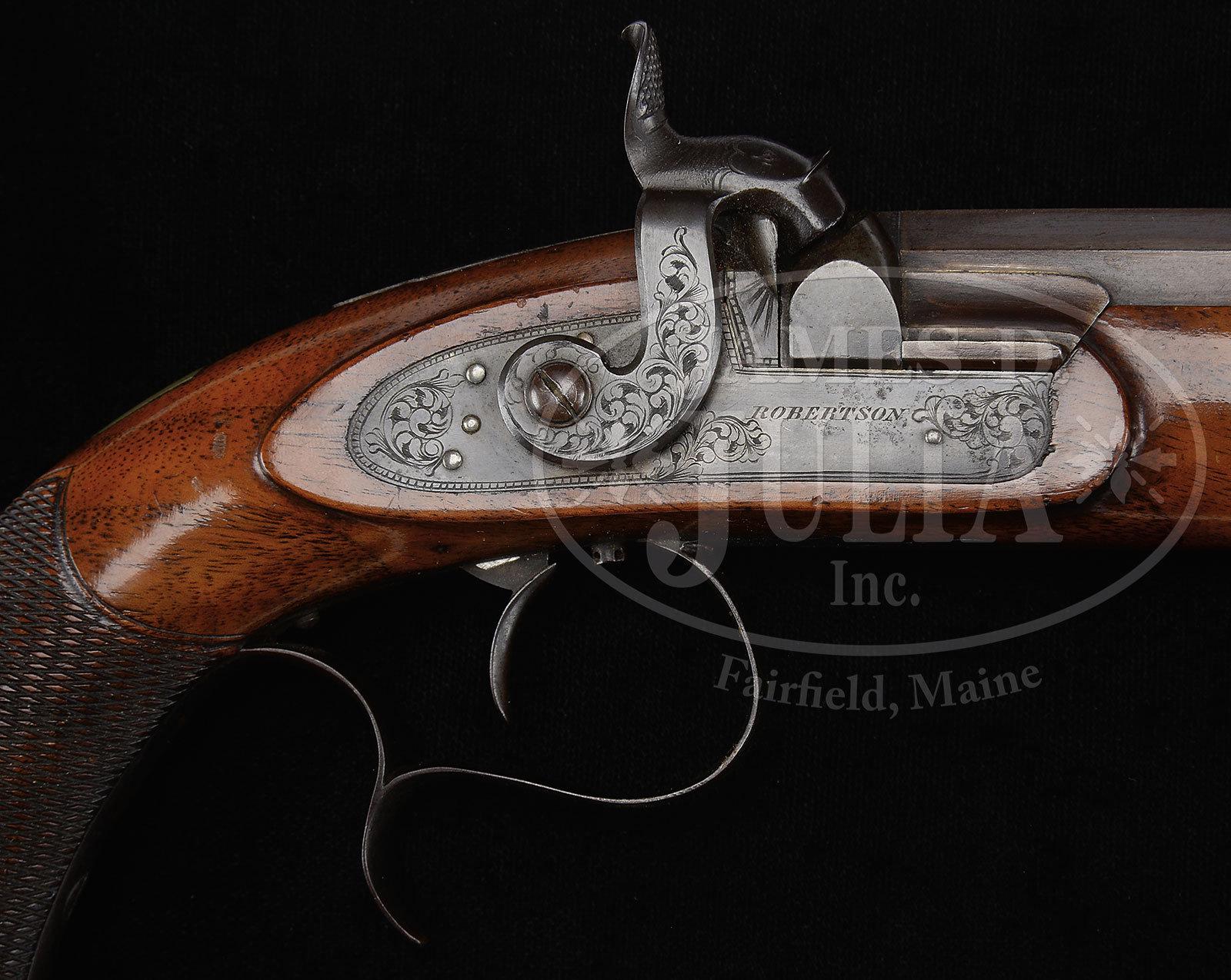 FINE PAIR OF HIGH CONDITION AMERICAN MADE DUELING/ HOLSTER