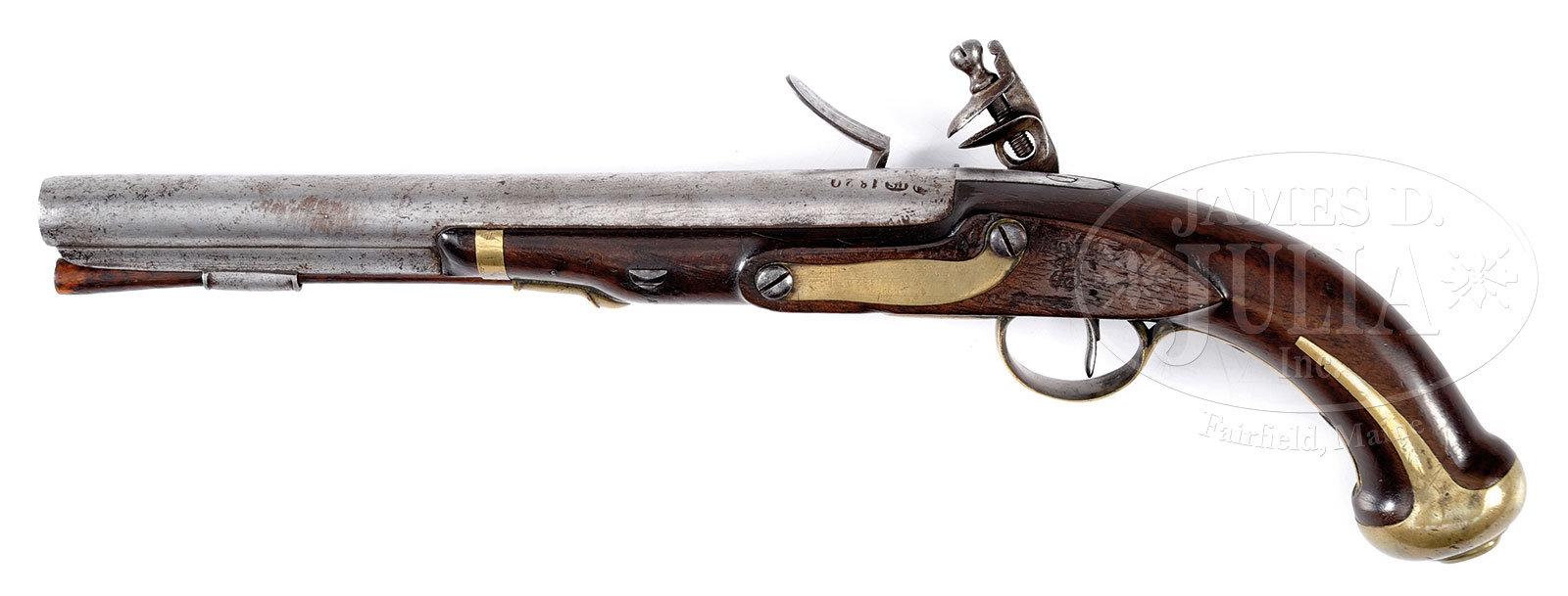 US MODEL 1805 HARPERS FERRY FLINTLOCK PISTOL.