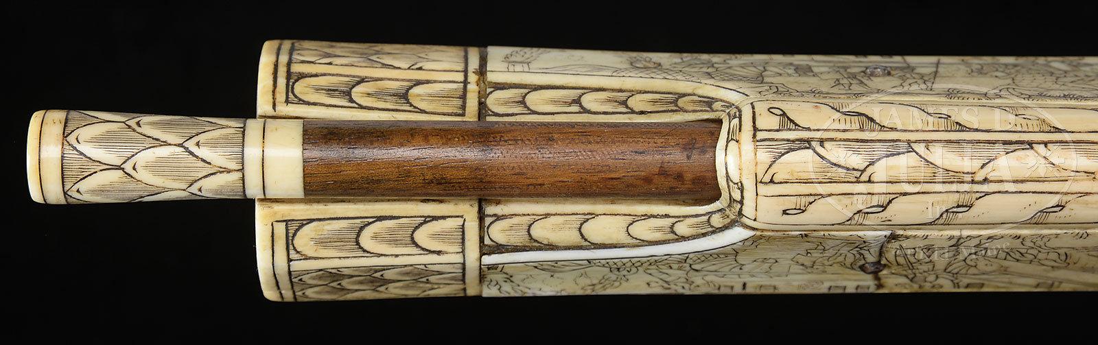 EXTRAORDINARY GERMAN WHEELOCK SPORTING RIFLE WITH CHISELED LOCK AND