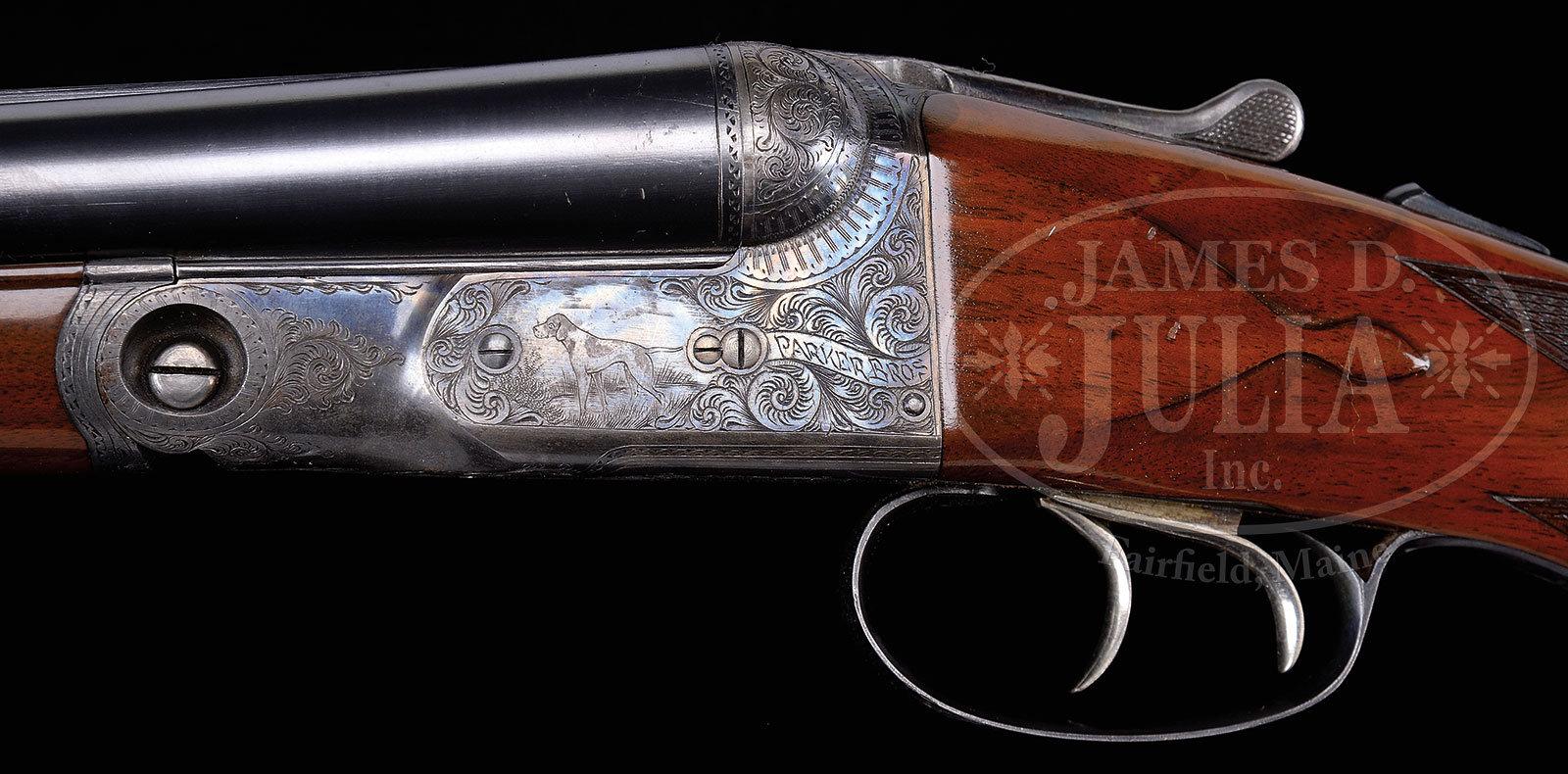 *BENCHMARK, HIGH ORIGINAL CONDITION 16 GAUGE PARKER DH SHOTGUN.