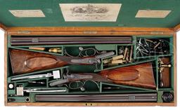 INCREDIBLE PAIR OF HIGH CONDITION BIG BORE CHARLES LANCASTER
