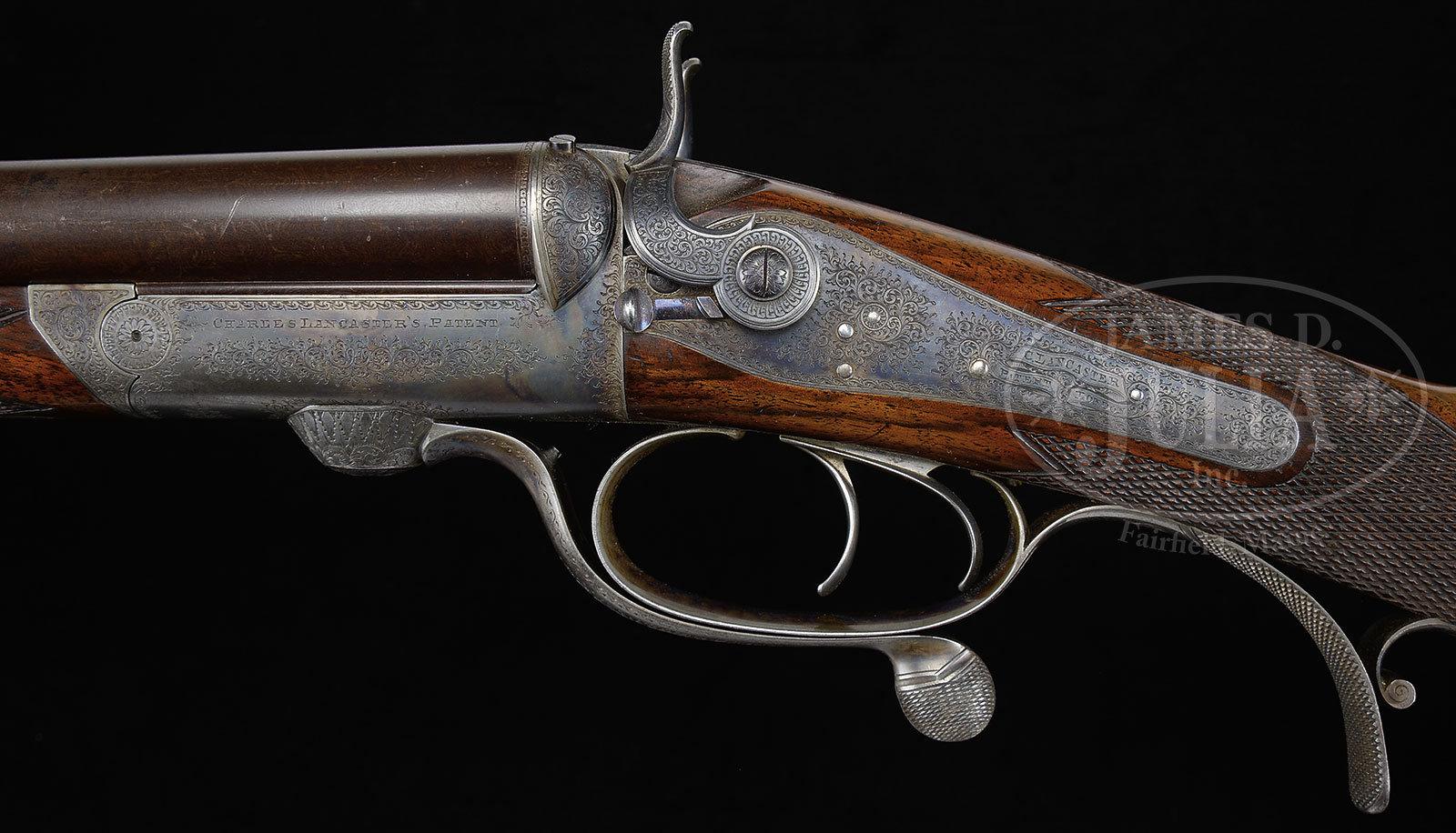 INCREDIBLE PAIR OF HIGH CONDITION BIG BORE CHARLES LANCASTER