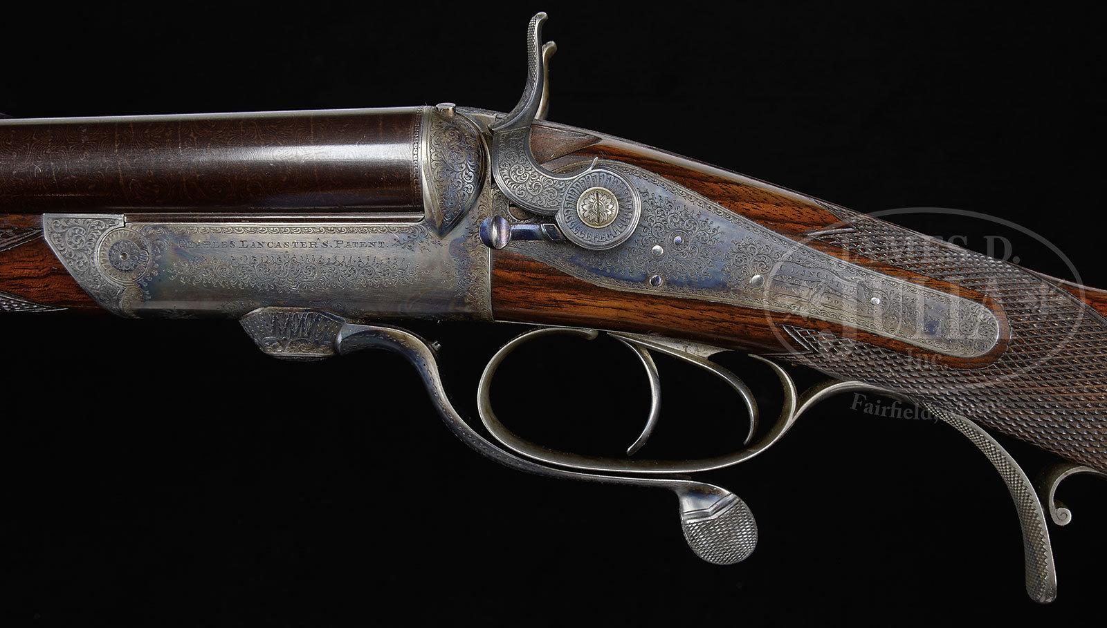 INCREDIBLE PAIR OF HIGH CONDITION BIG BORE CHARLES LANCASTER