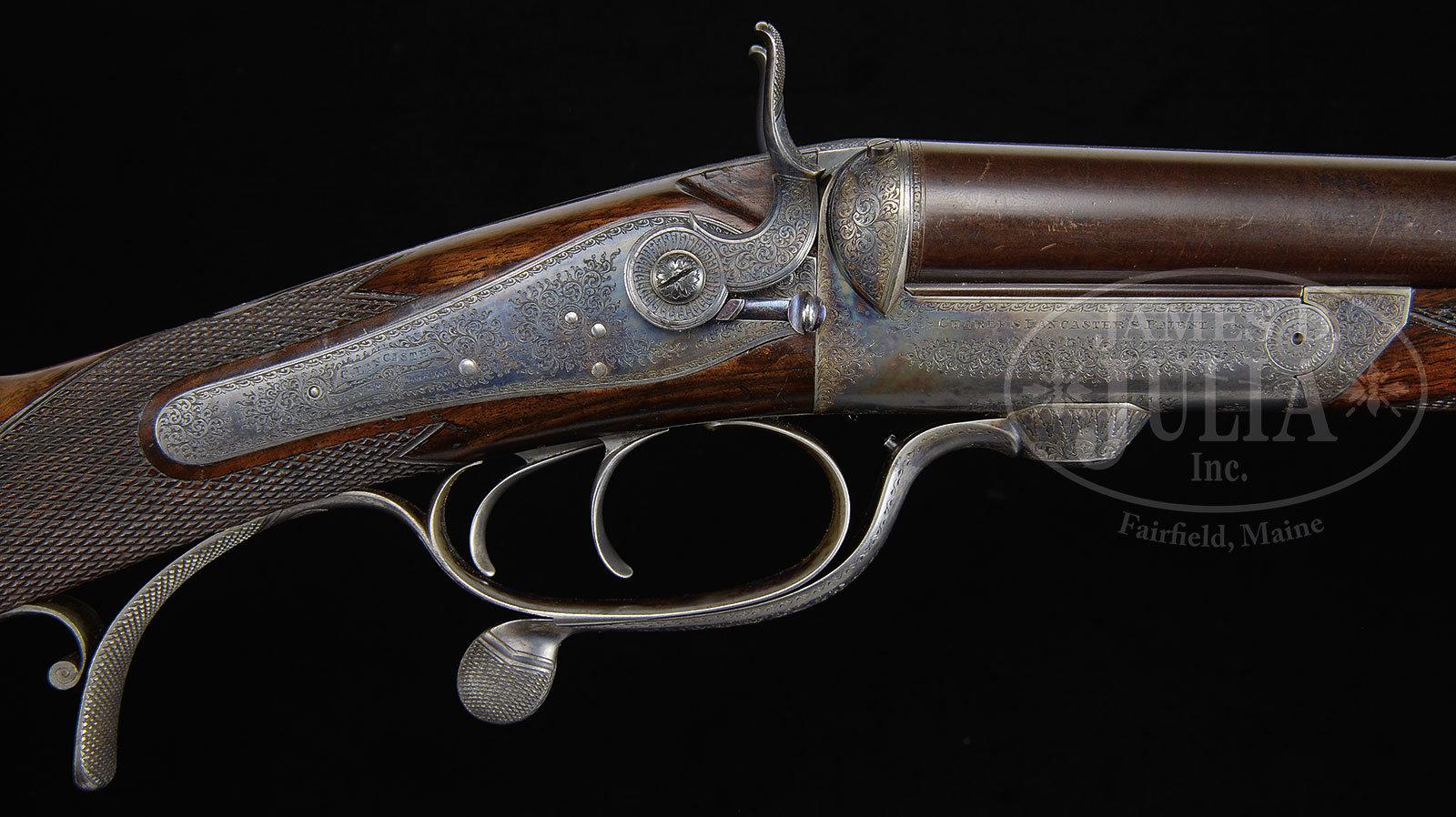 INCREDIBLE PAIR OF HIGH CONDITION BIG BORE CHARLES LANCASTER