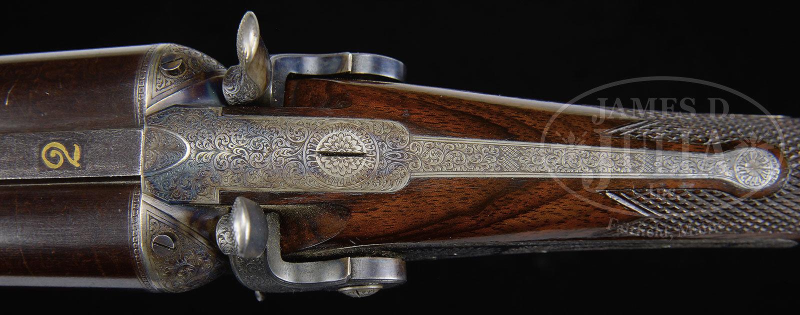 INCREDIBLE PAIR OF HIGH CONDITION BIG BORE CHARLES LANCASTER