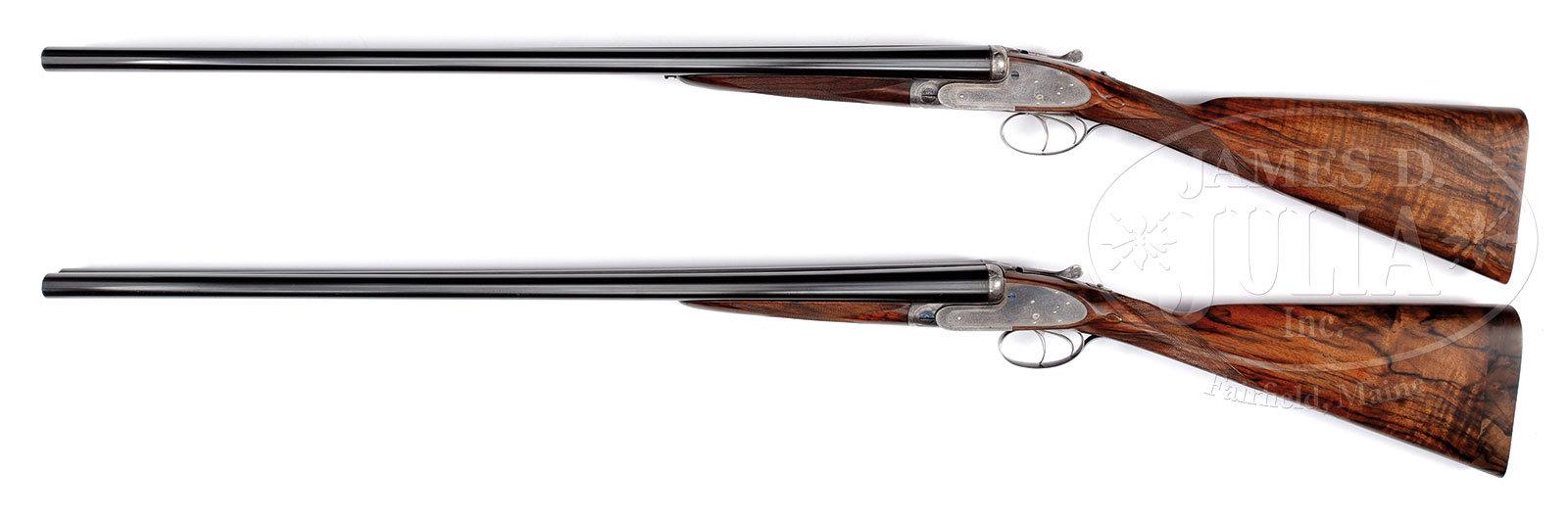 ANTIQUE PAIR OF JAMES PURDEY & SONS SELF-OPENING SIDELOCK