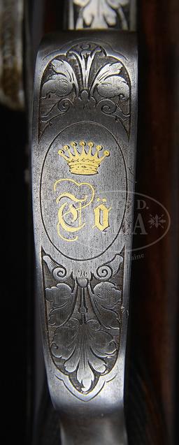 *28 GAUGE TOP LEVER HAMMER SHOTGUN BY H. TRIEBEL