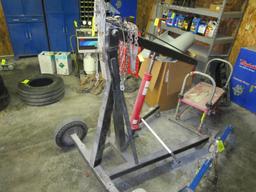 Portable Homemade Engine Hoist, Can be Towed