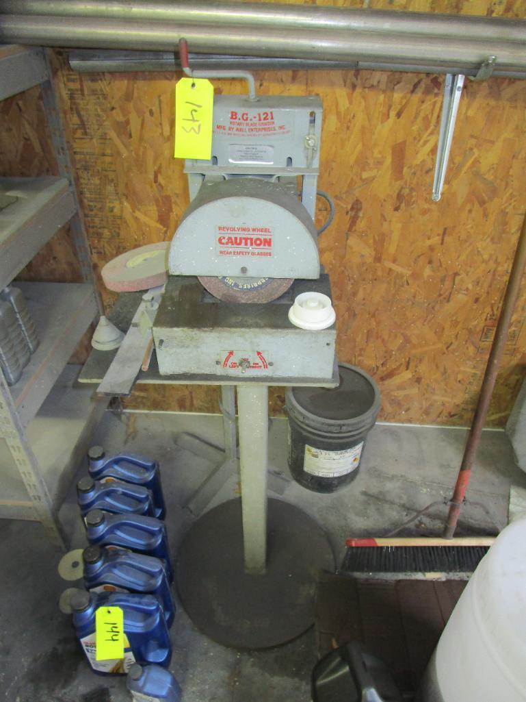 BG-121 Rotary Blade Grinder, Lawn Blade Sharpener