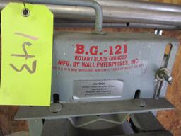 BG-121 Rotary Blade Grinder, Lawn Blade Sharpener