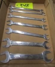 Snap-On Thin Open End Wrenches, Standard and 1 Metric