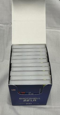 CCI 200 rounds 22 long rifle shot shell